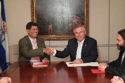 Firma del convenio