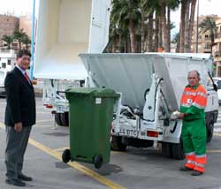 ampliación de los vehículos de basura