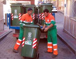operarios de la limpieza