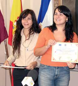 entrega de diplomas del pasado curso de alemán