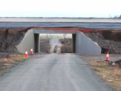 obras de la autopista Cartagena-Vera