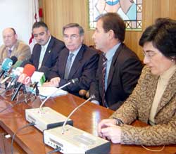 el consejero con los alcaldes