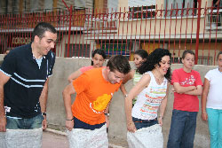 carrera de sacos