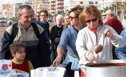gran acogida de la chocolatada
